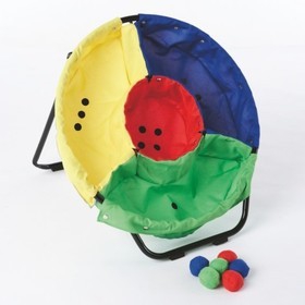 Spēle - Mērķis ar 6 mīkstām bumbiņām