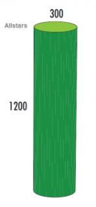 Cilindrs 1200 x 300 mm