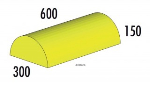 Pussrullis  600x 300 x 150 mm