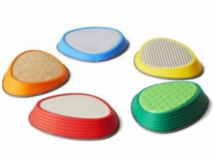 Gonge Taktilie Upes akmeņi